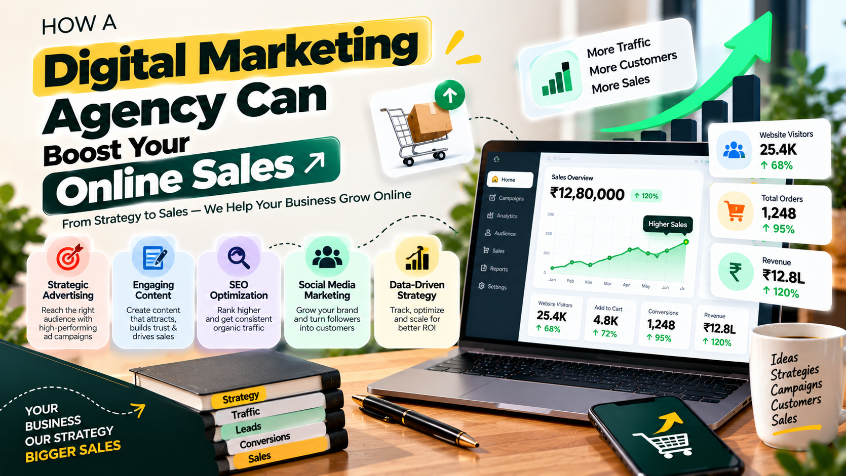 Digital Marketing Agency Growth Dashboard