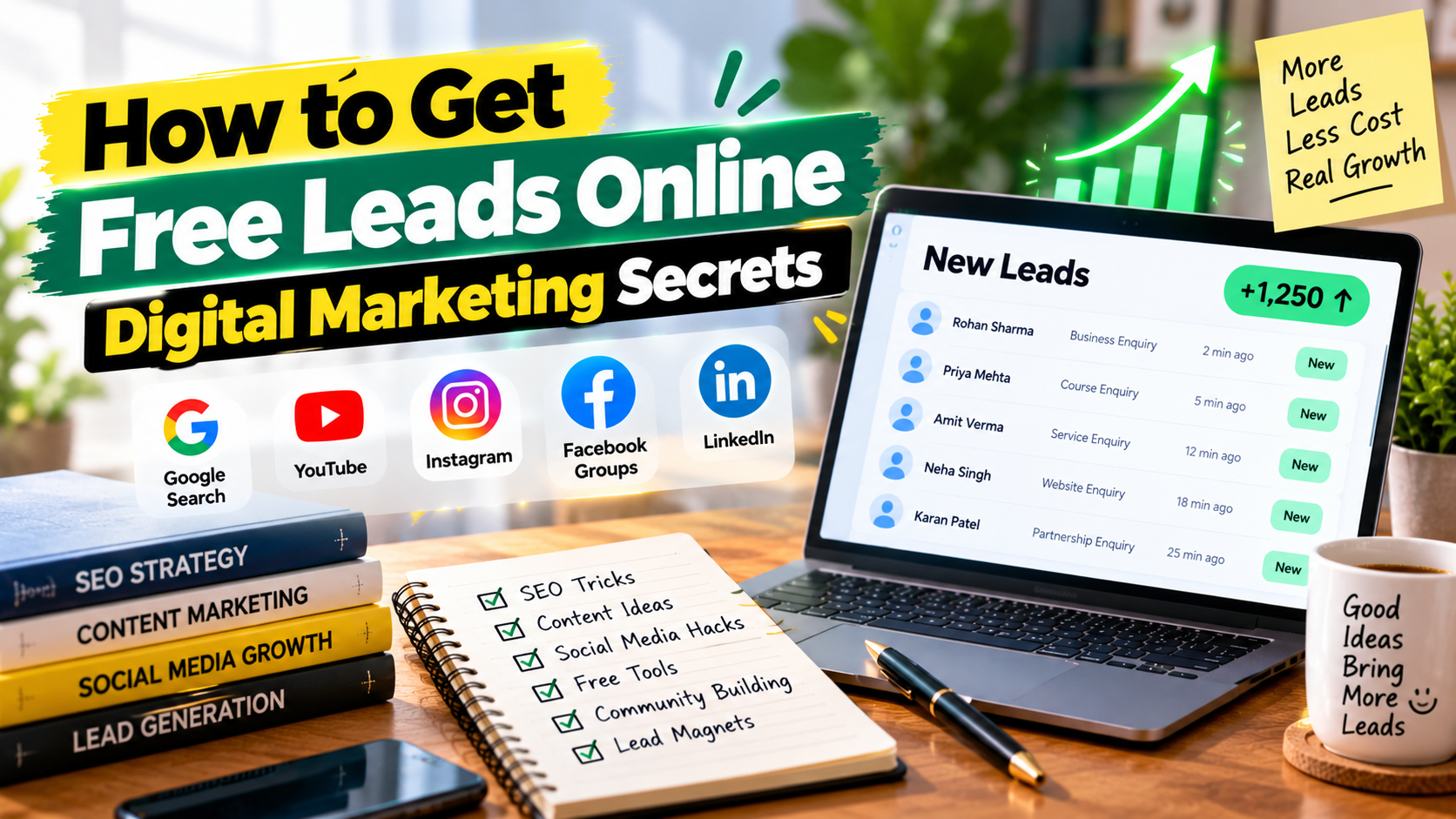 Free Leads Online_ Digital Marketing Secrets