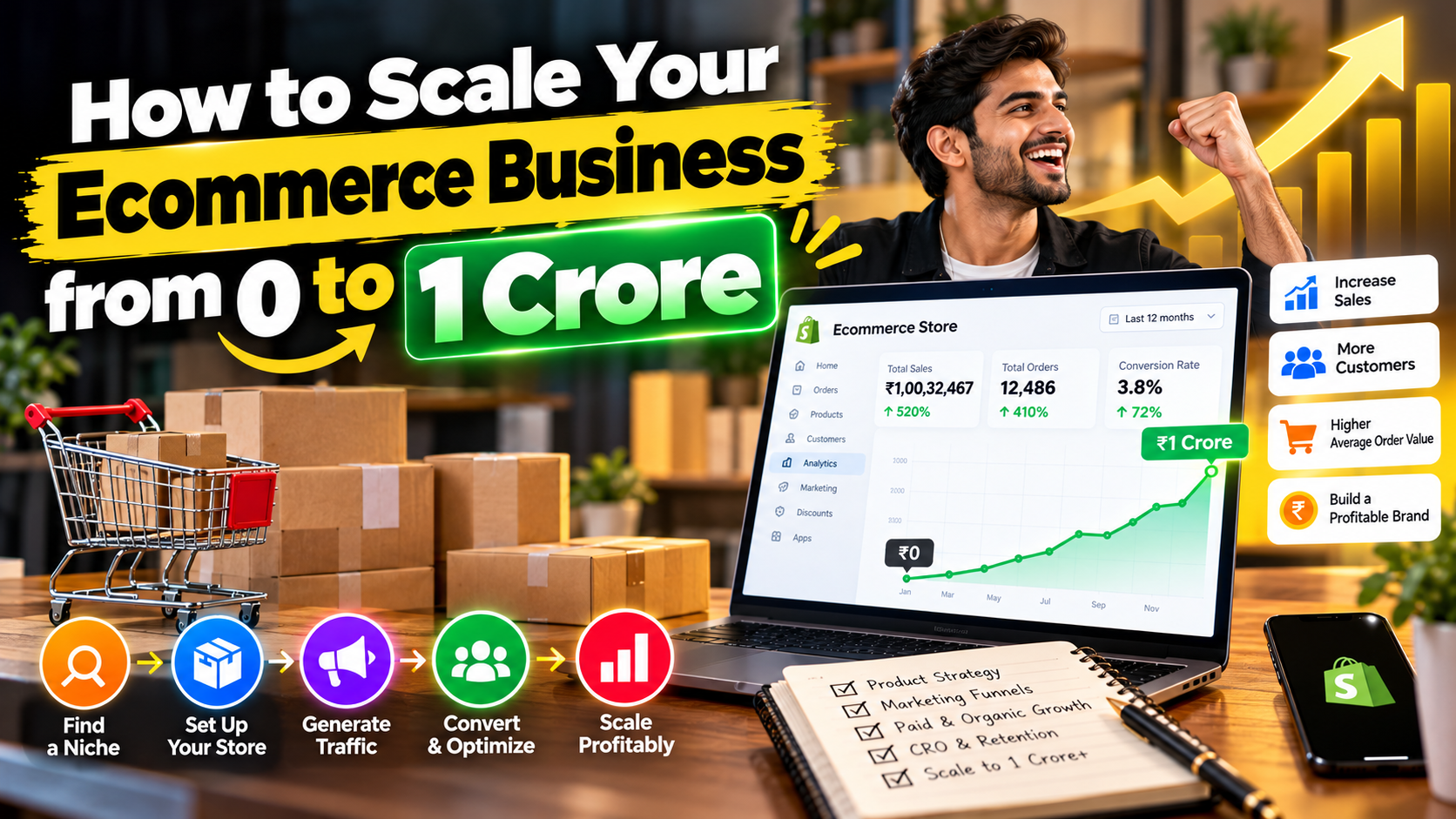Scale Your Ecommerce Business to ₹1 Crore
